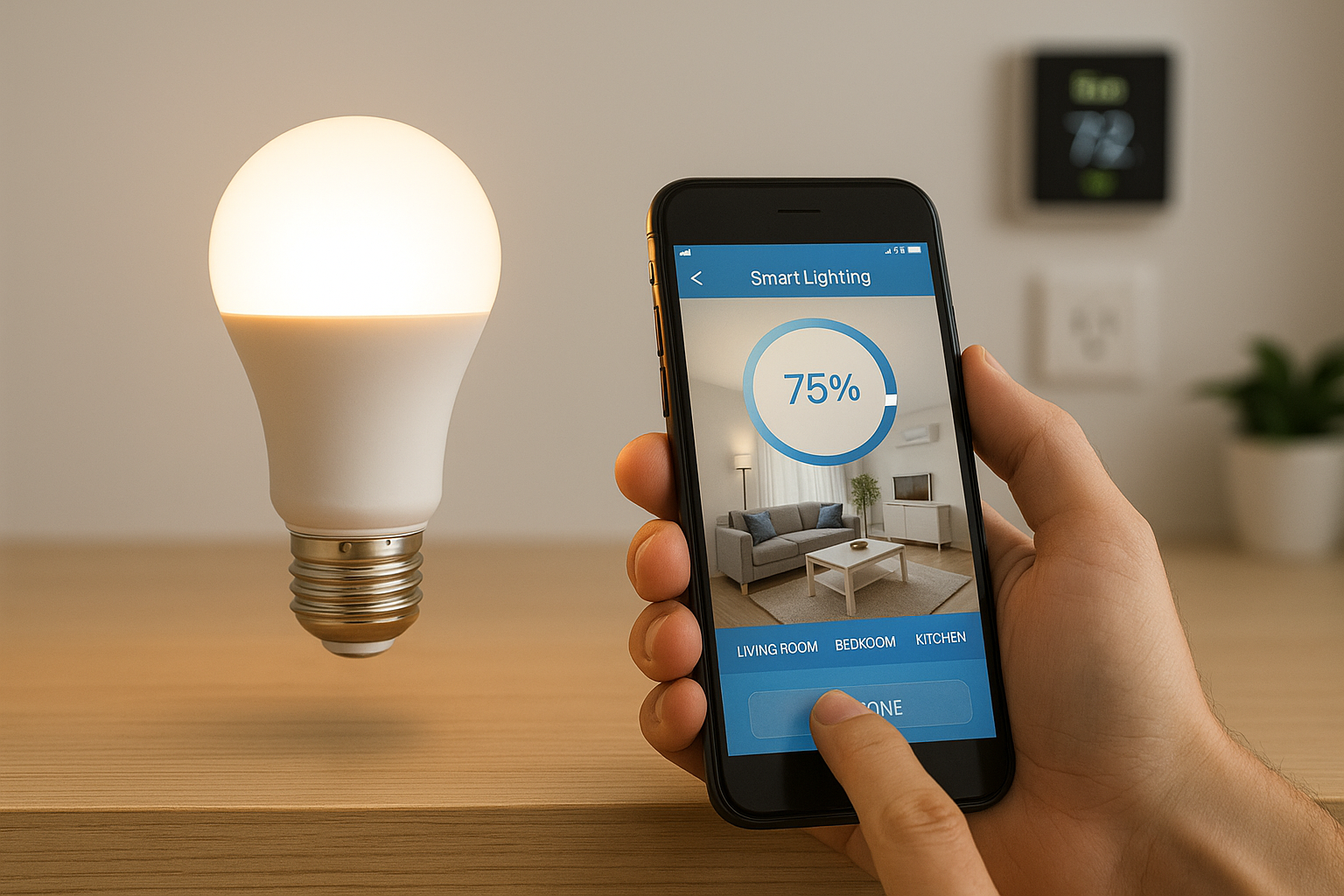 Smart lighting and energy-saving home system by Axera India